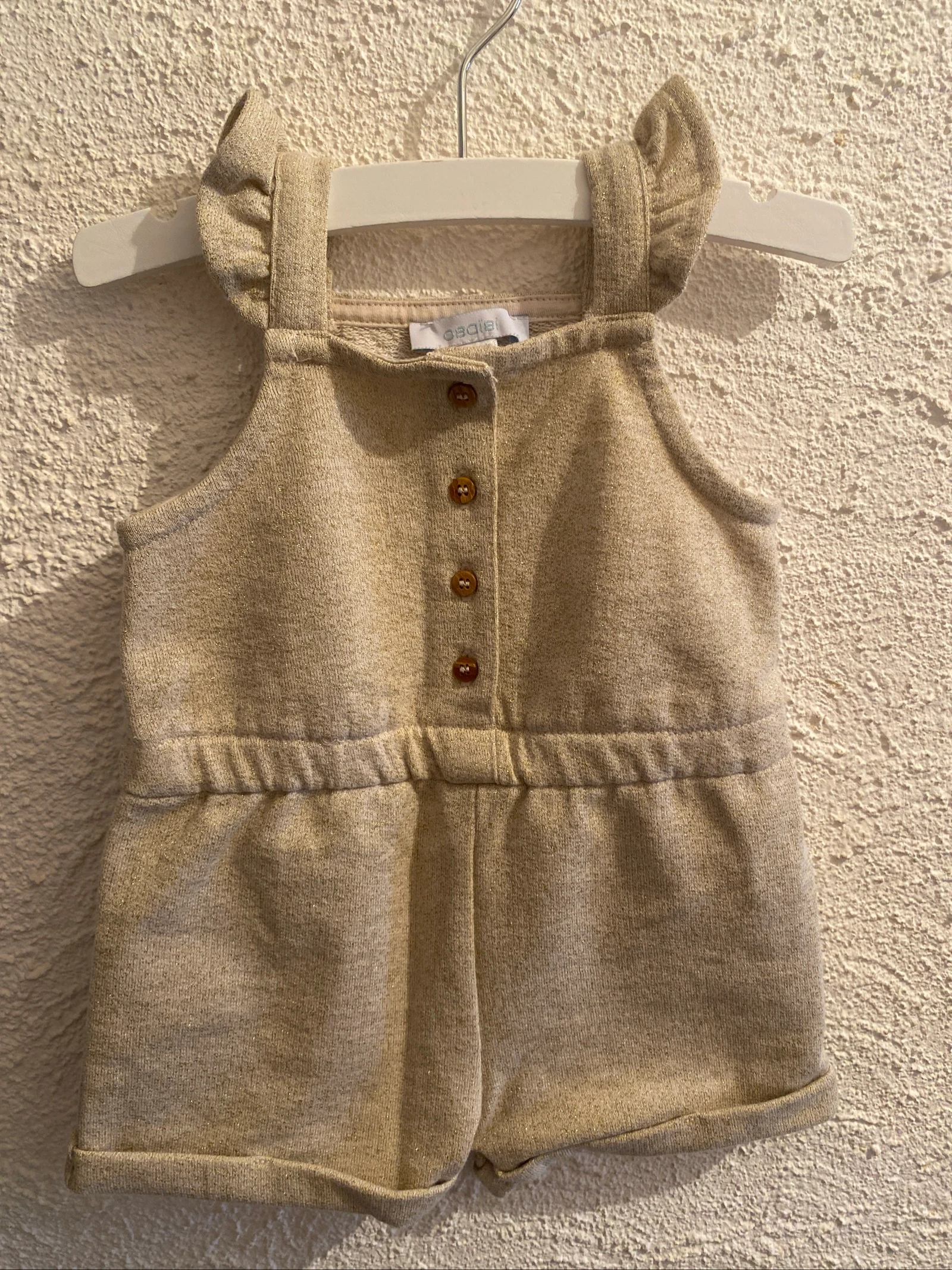 Salopette pailletée pour bébé (6 mois)